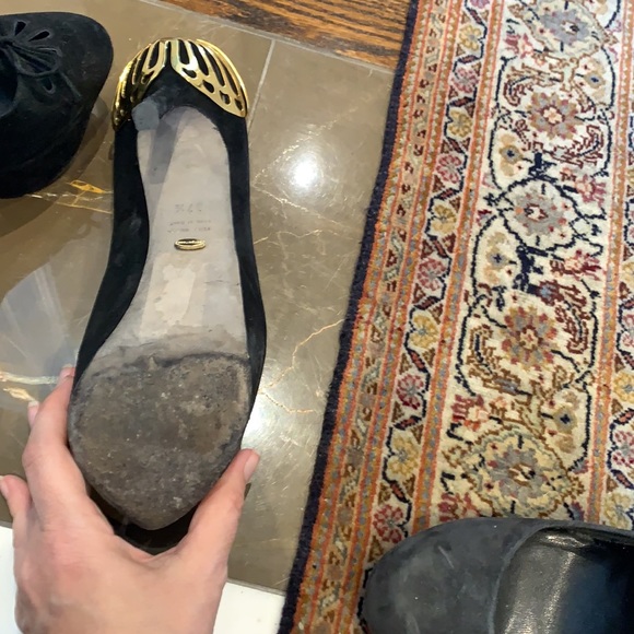 Sergio Rossi black suede heels 7.5 - Picture 5 of 5